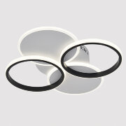 Люстра Linvel MS 1140 Эвий 104W белый/черный 3000-6000К диммир. с ПДУ